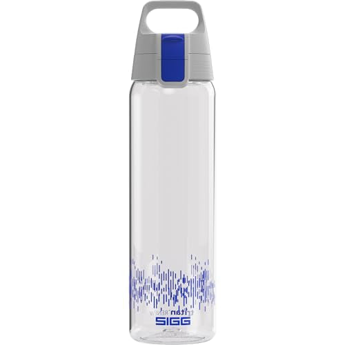 SIGG - Tritan Water Bottle - Total Clear ONE MyPlanet Blue - Suitable For Carbonated Beverages - Dishwasher Safe - Leakproof - Lightweight - Scratch Resistant - BPA Free - 25 oz